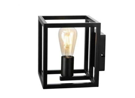 Wandlamp Tiamo zwart staal