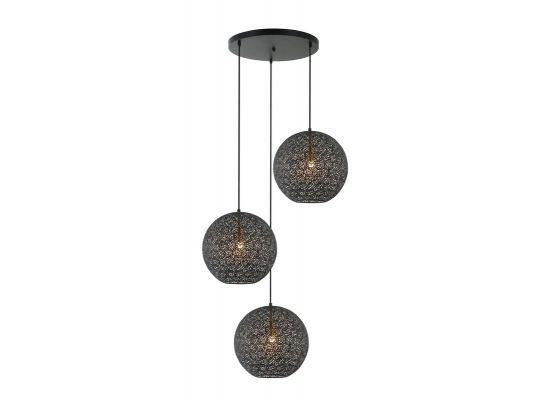 Hanglamp Tossica Ø 30 cm zwart staal