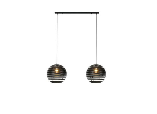 Hanglamp Fiorenza Ø 40 cm zwart staal