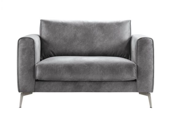 Loveseat Linoza koudschuim zitting dark grey