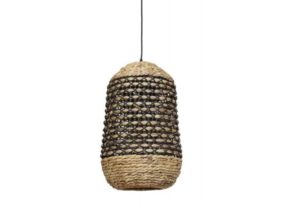 Hanglamp Capena naturel zwart