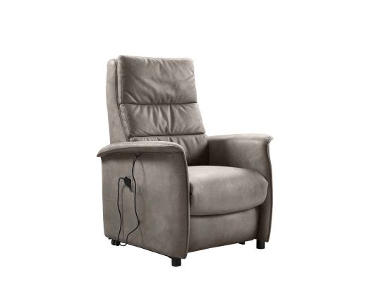 Relaxfauteuil Heleen met sta-op M taupe