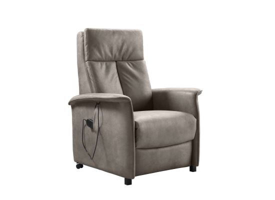 Relaxfauteuil Heleen met sta-op S taupe