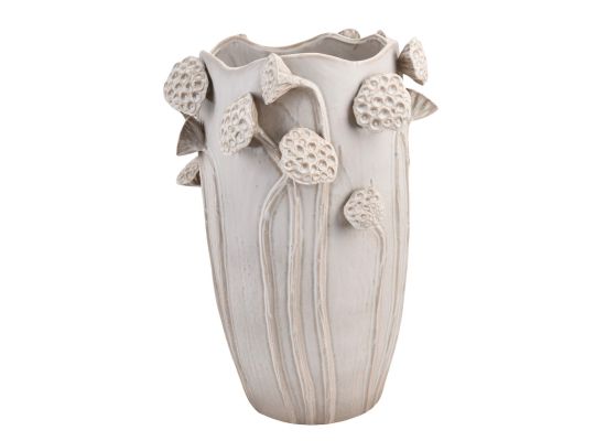 Vaas Stoneware Lotus wit