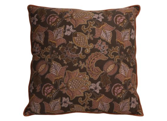 Sierkussen Cushion flowers multi bruin