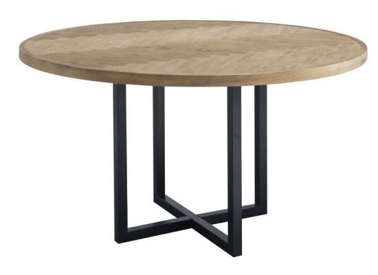 Eettafel Veneta Ø140 eiken fineer naturel