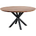 Eettafel Taranto rond bruin 140cm
