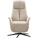 Relaxfauteuil Serio beige licht hout premium comfort