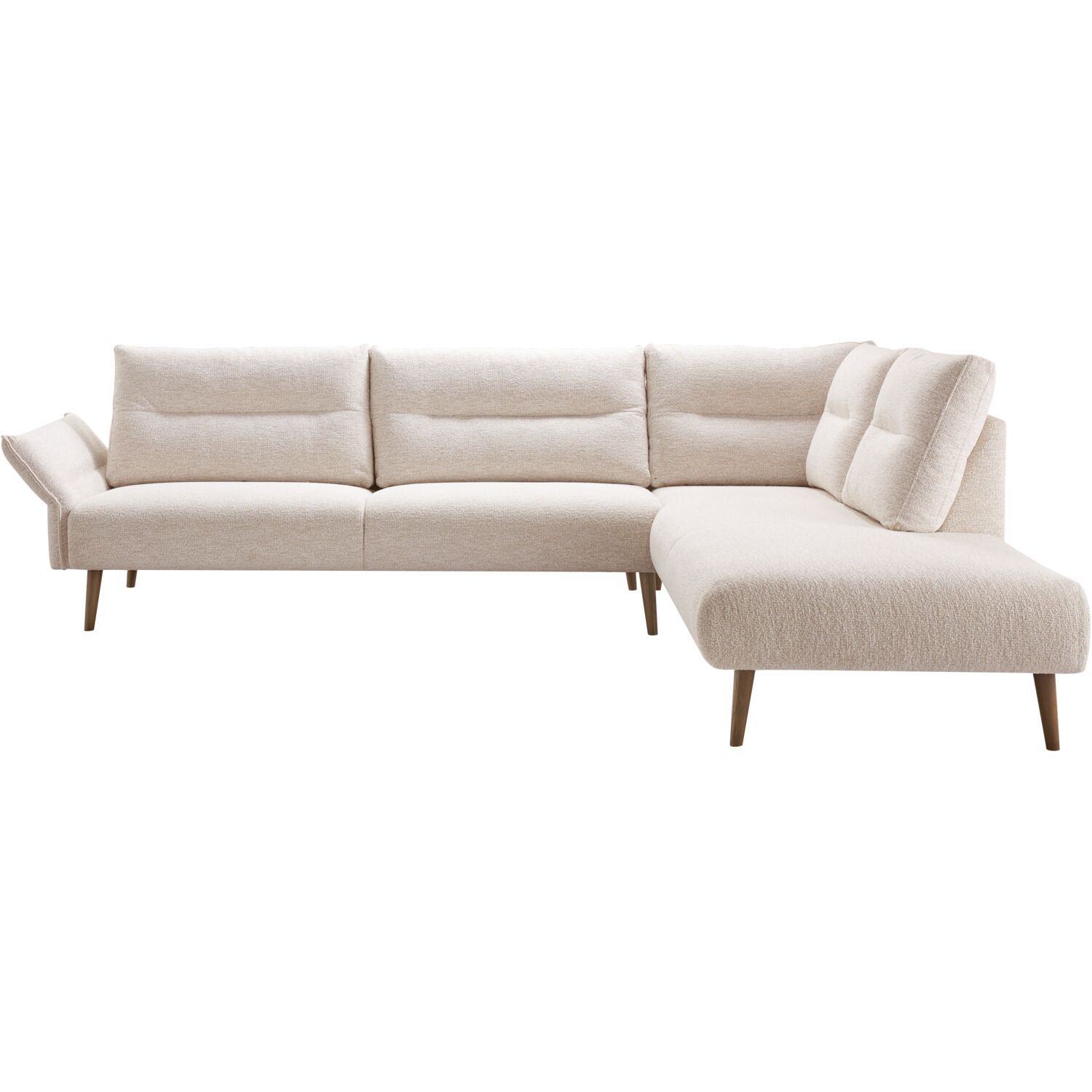 Hoekbank Ilanta beige rechts