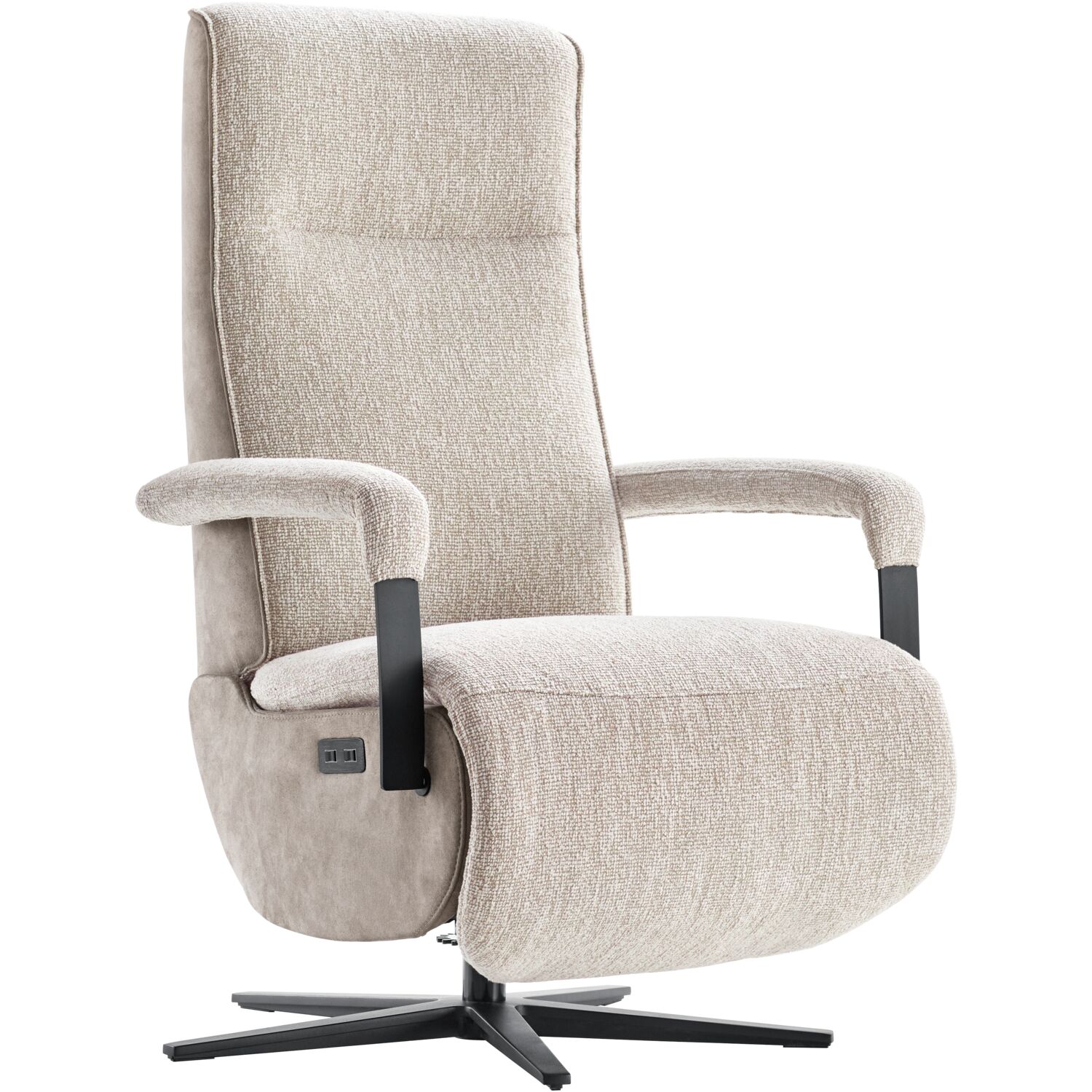 Relaxfauteuil Lerira met sta-op M beige