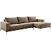 Hoekbank rechts Andelo bruin premium comfort