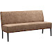 Eetkamerbank Avanza 170 cm velvet lichtbruin