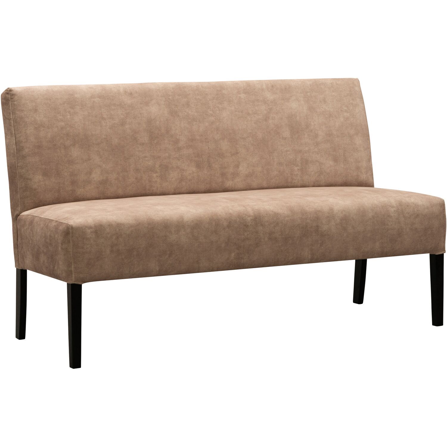 Eetkamerbank Avanza 150 cm velvet lichtbruin