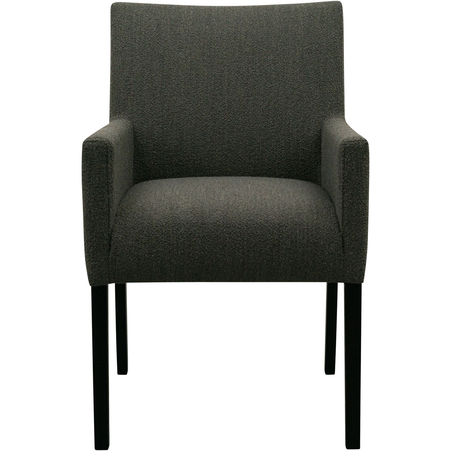 Eetkamerstoel met armleuning Avanza bouclé grijs