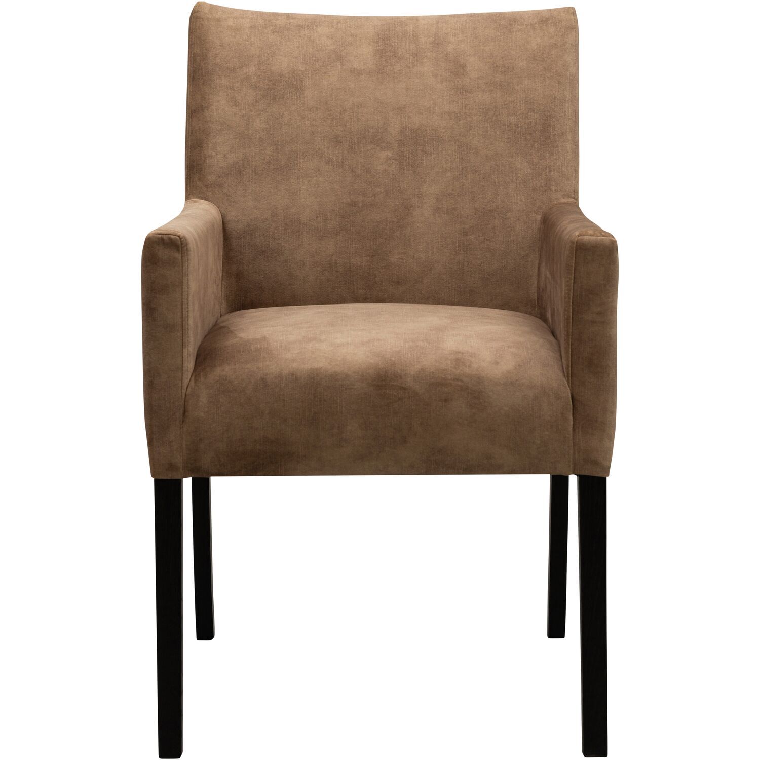 Eetkamerstoel met armleuning Avanza velvet ecru