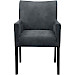 Eetkamerstoel met armleuning Avanza microleder donkergrijs