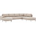 Hoekbank rechts Aziri ecru supreme comfort