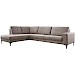 Hoekbank links Barrio bruin basic comfort