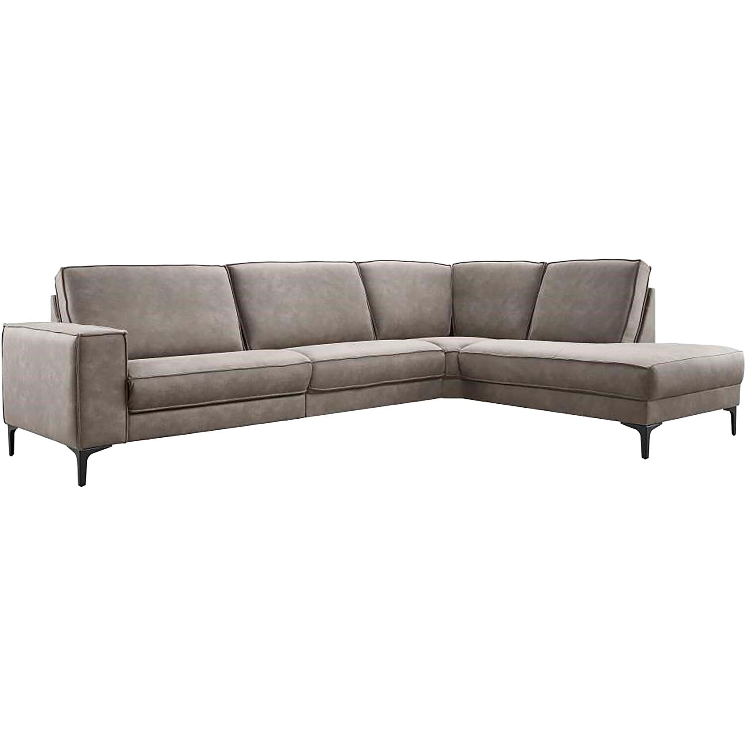 Hoekbank rechts Barrio bruin basic comfort