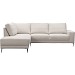 Hoekbank links Portona ecru premium comfort