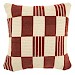 Sierkussen Twist bordeaux rood