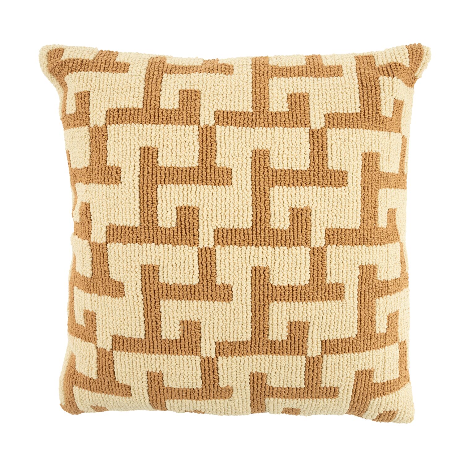 Sierkussen Ziggy okergeel