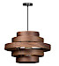 Hanglamp Walnut 5-rings INHOUSE