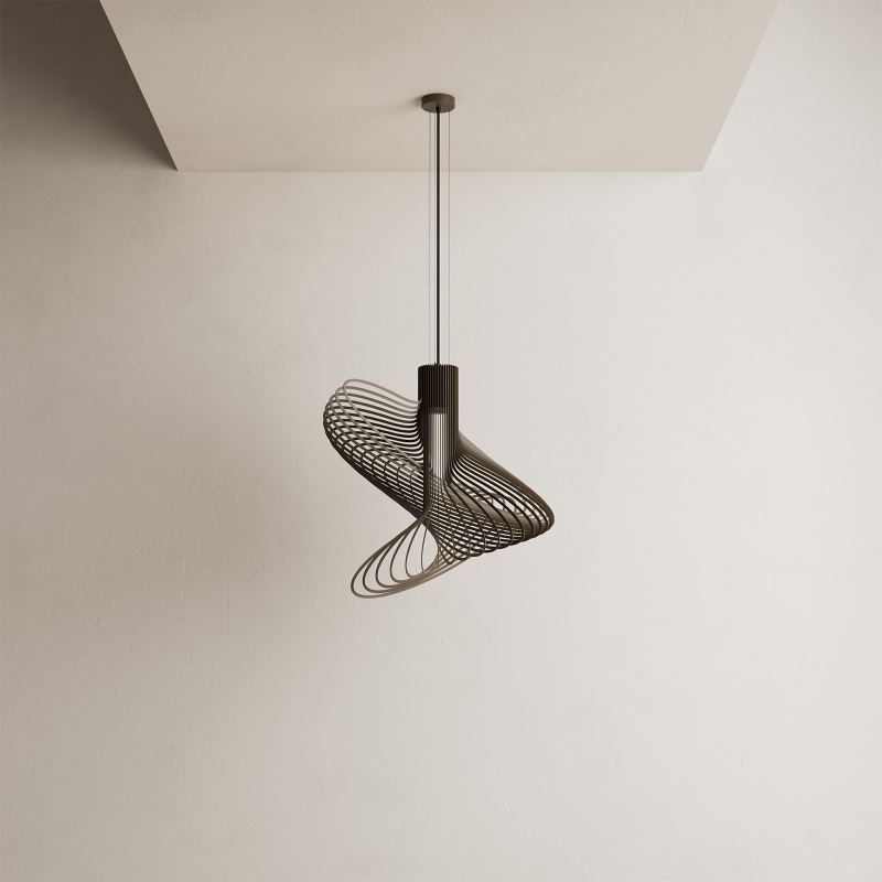 Hanglamp Lodi 1-lichts (quartz)