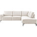 Hoekbank rechts Fabria beige basic comfort