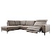 Hoekbank links Barrio bruin relaxfunctie excellent comfort