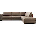 Hoekbank rechts Muscolo bruin relaxfunctie excellent comfort