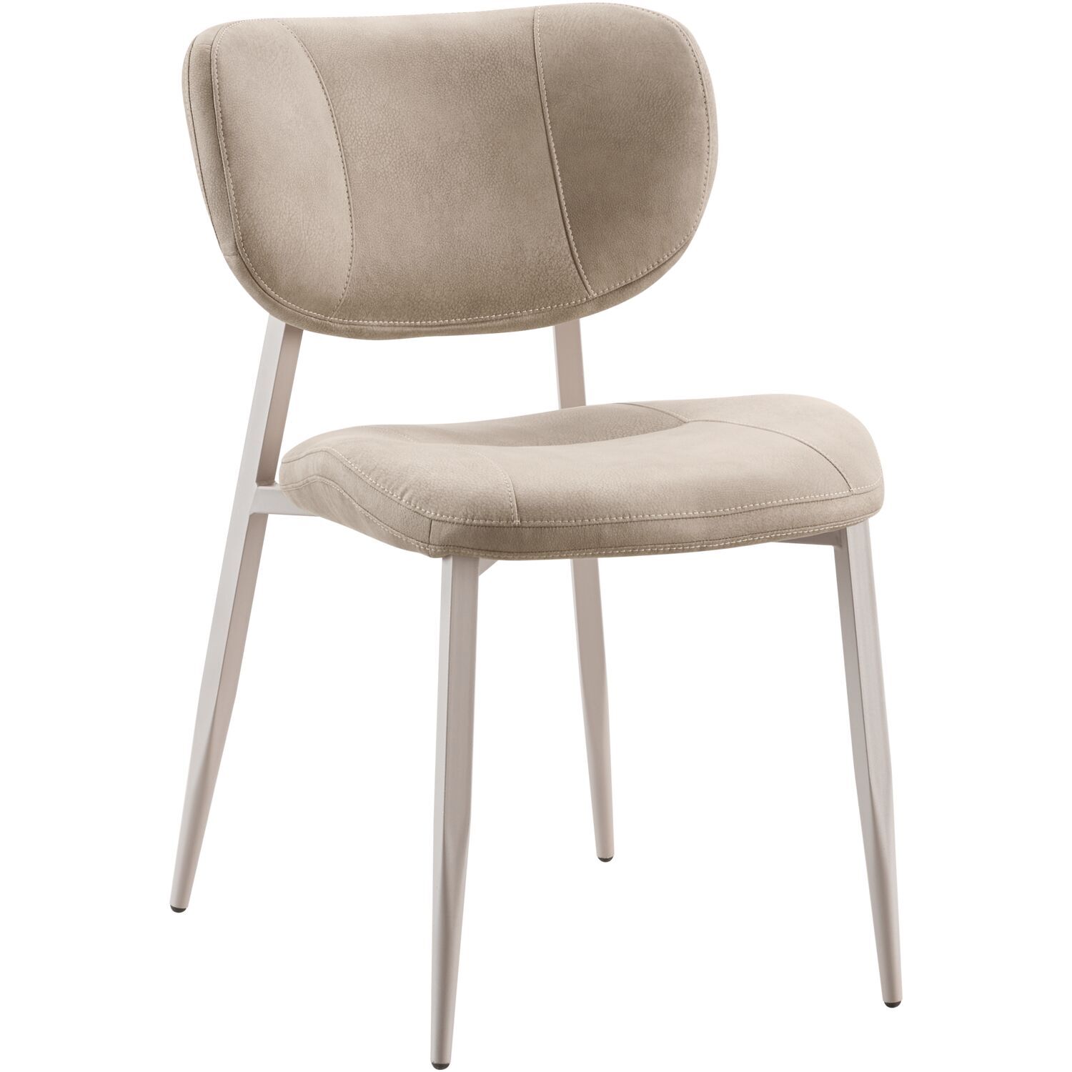 Eetkamerstoel Gomba microvezel beige