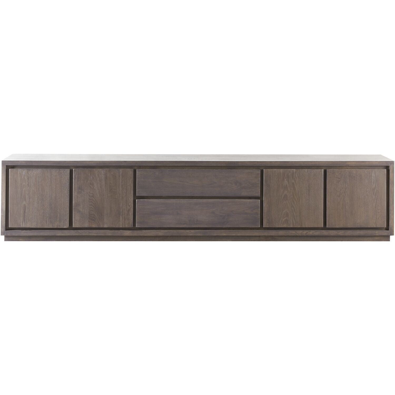 Tv-meubel Lavio grafiet eikenhout 242 cm