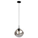 Hanglamp Macato zwart smoke glas 1-lichts