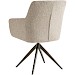 Eetkamerstoel Vinta beige metaal bruin