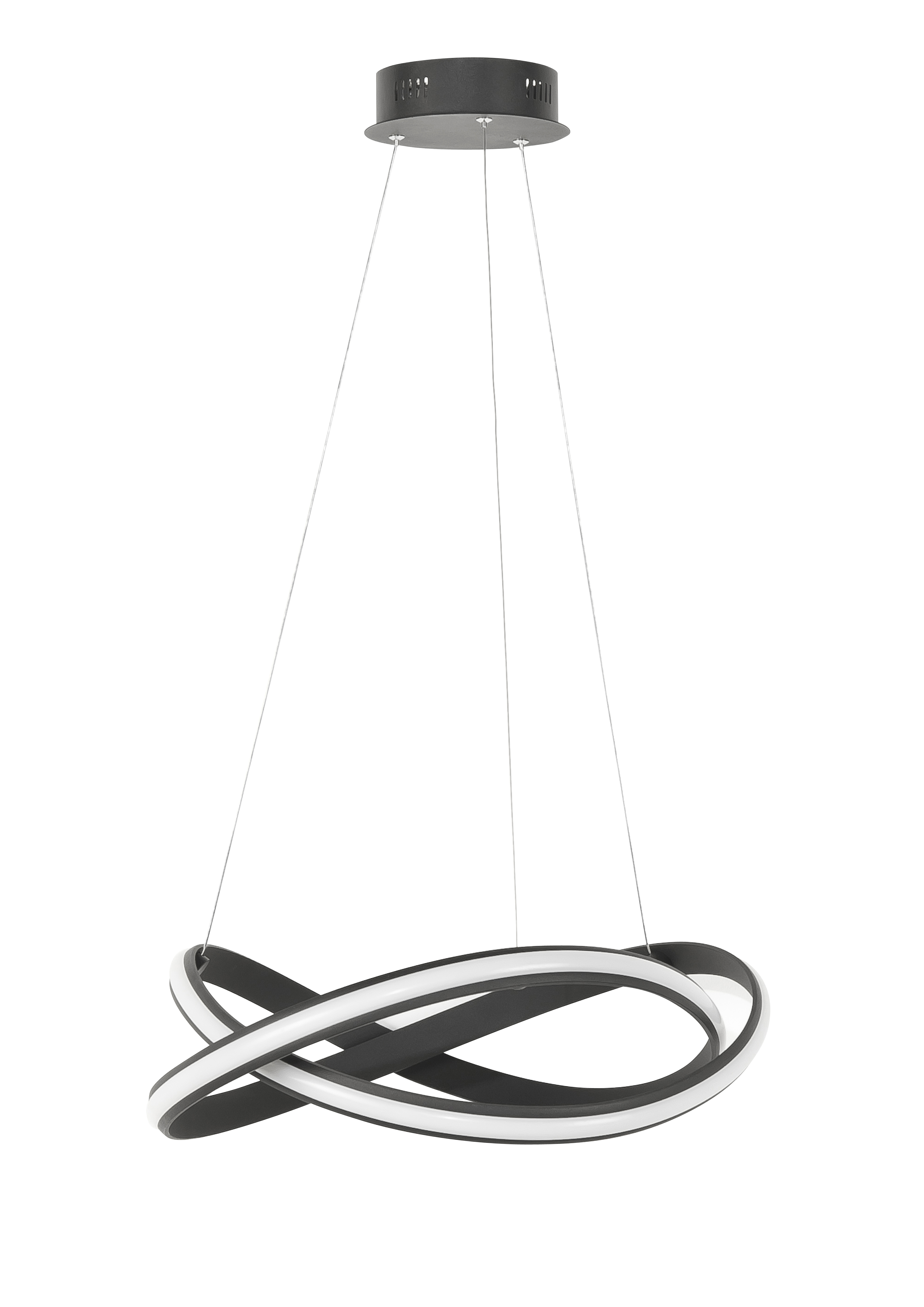 Hanglamp Waves zwart