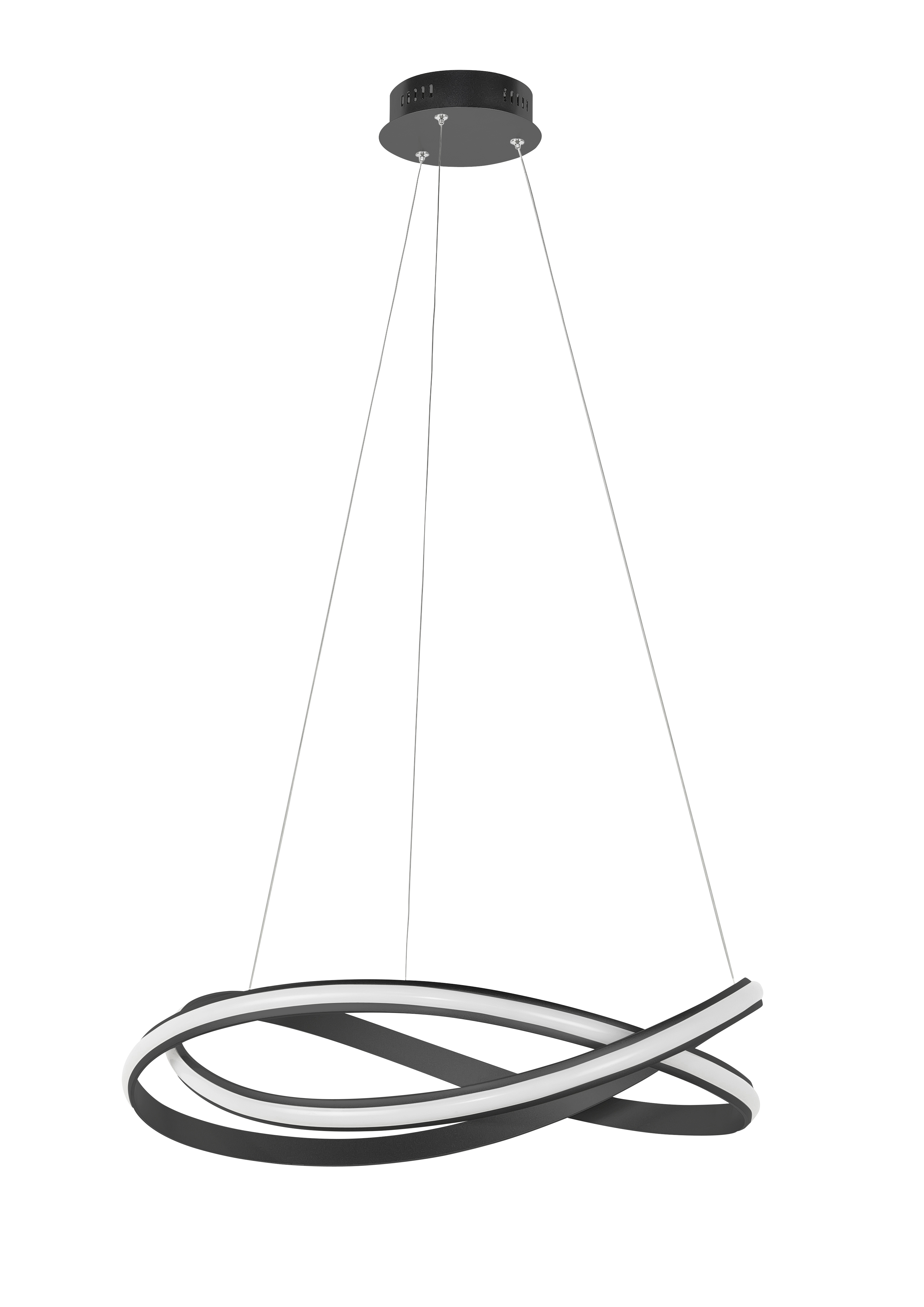 Hanglamp Waves XL zwart