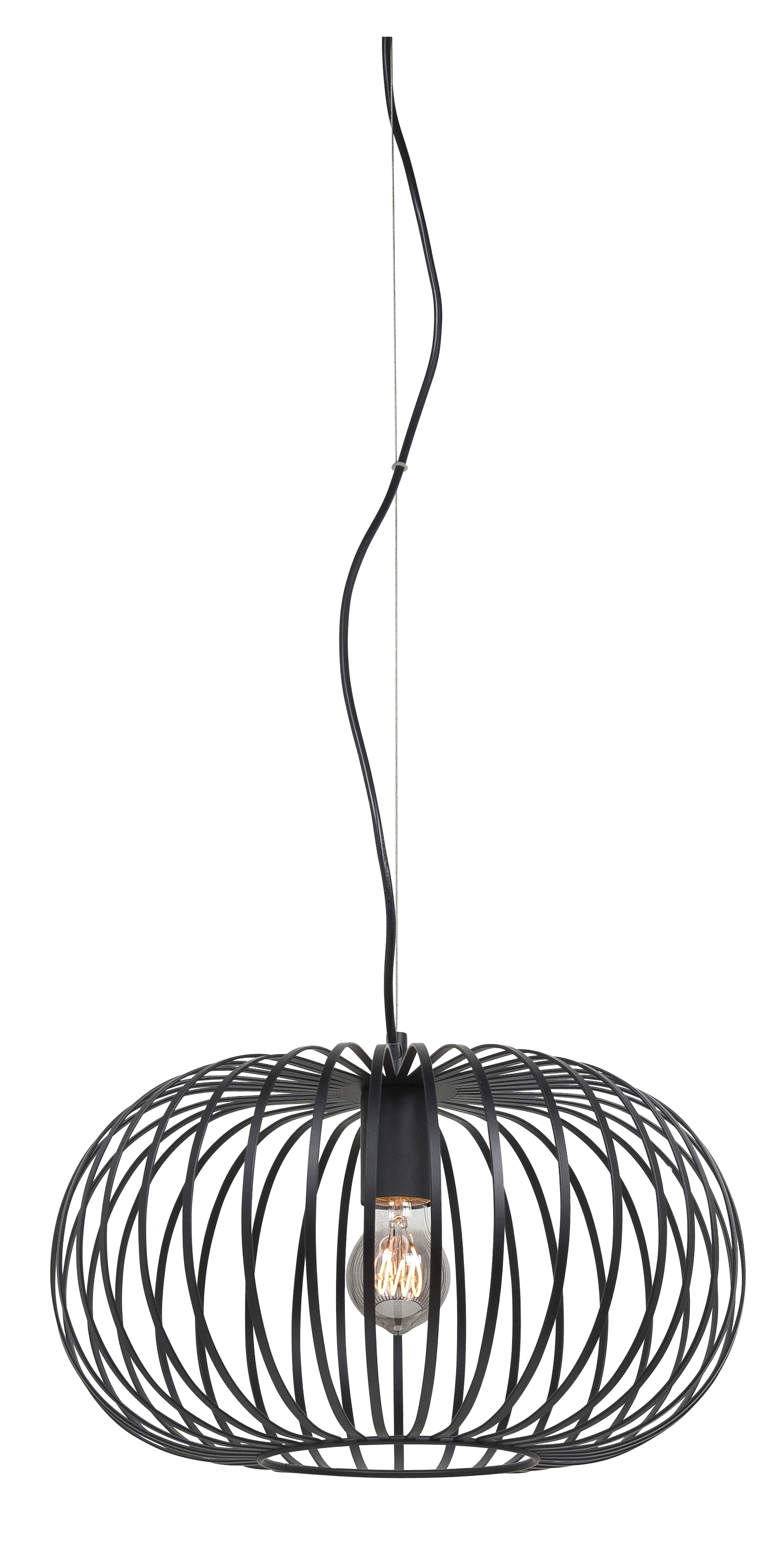 Hanglamp Bolato zwart 40cm