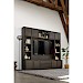 Tv-wandmeubel Lavio grafiet eikenhout 242 cm