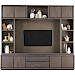Tv-wandmeubel Lavio grafiet eikenhout 242 cm