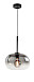 Hanglamp Bellini zwart + smoke glas 10cm