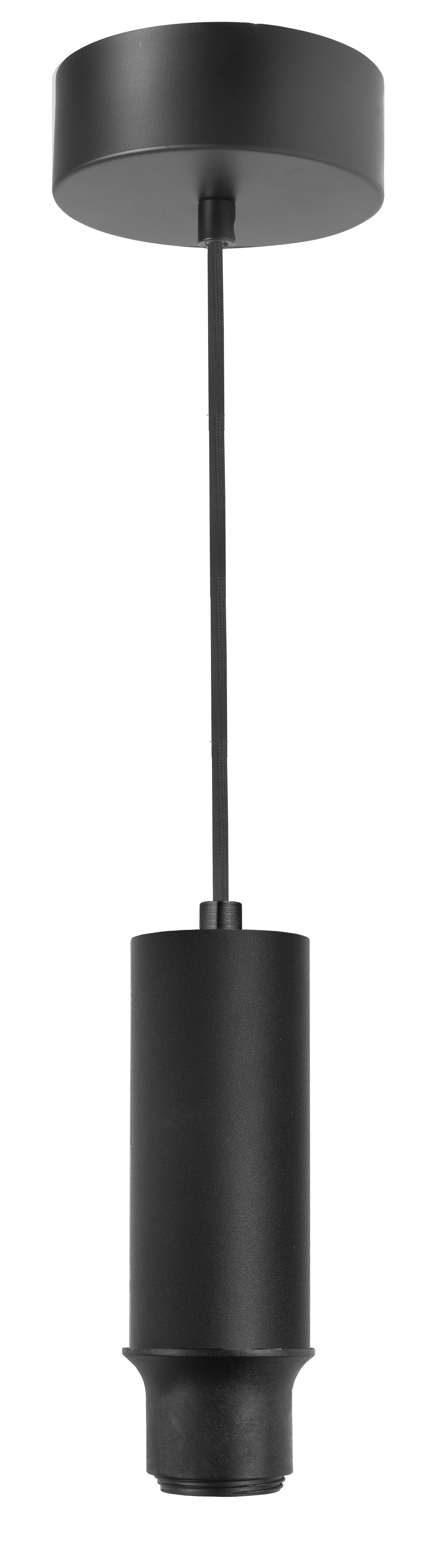 Hanglamp Perugia zwart gloeilamp