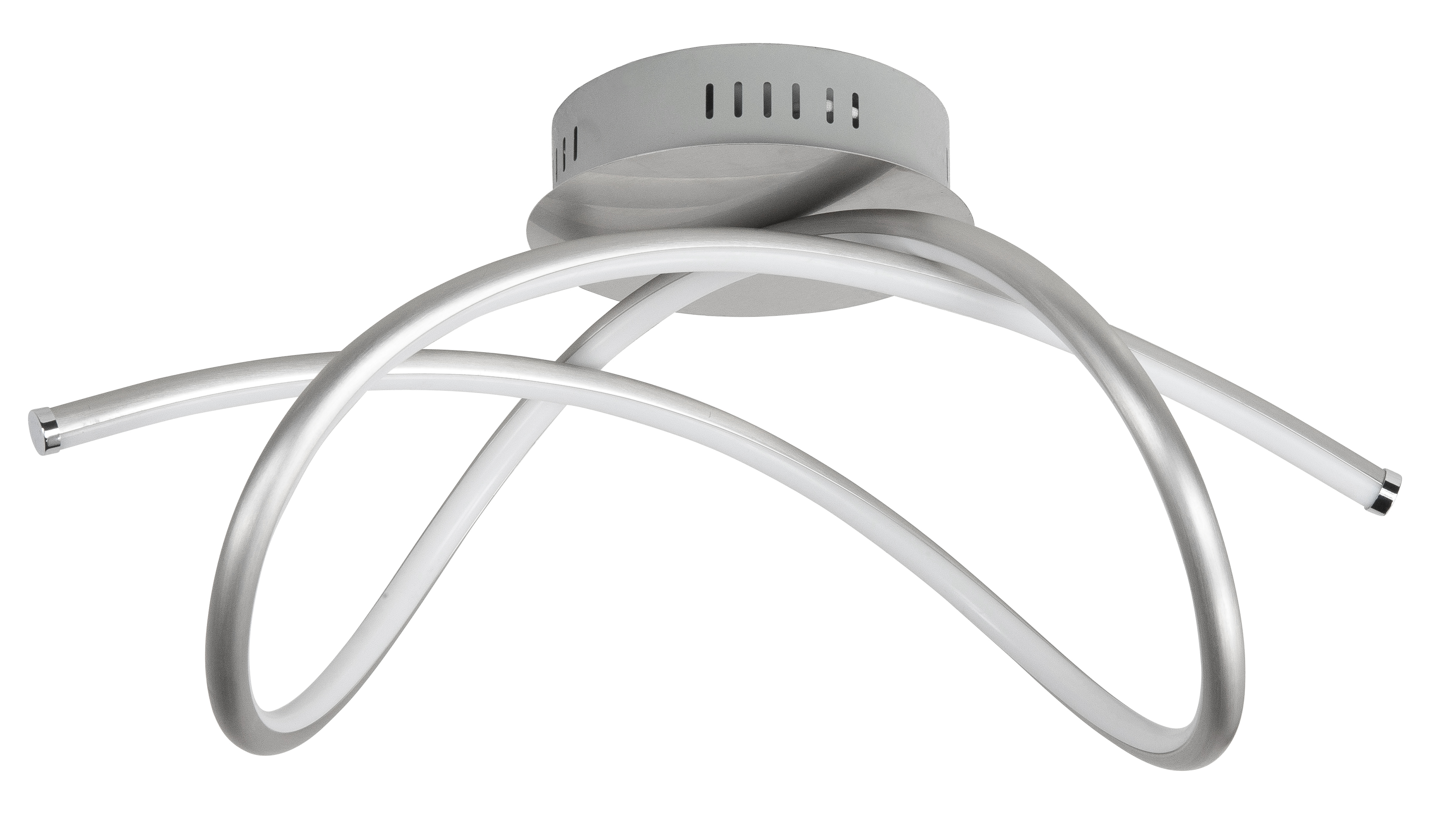 Plafondlamp Plaza nikkel