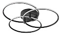 Plafondlamp Circles zwart