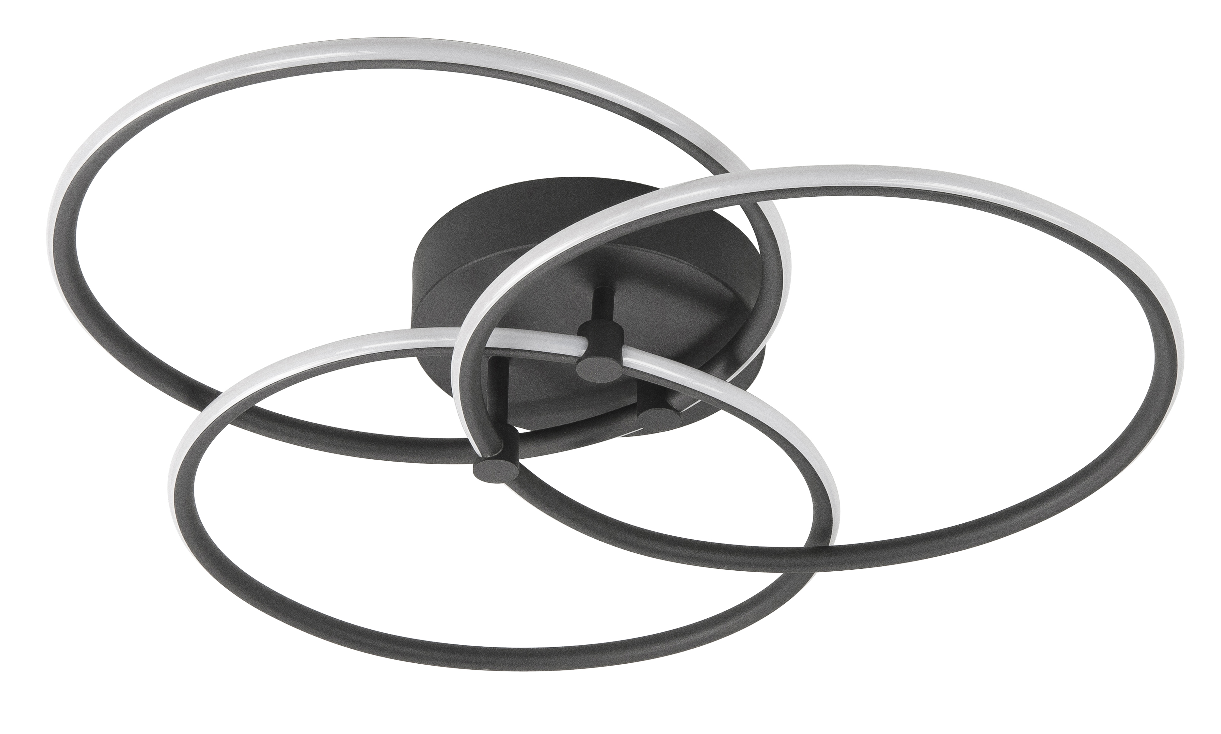 Plafondlamp Circles zwart