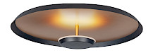 Plafondlamp Oro zwart + goud 45cm