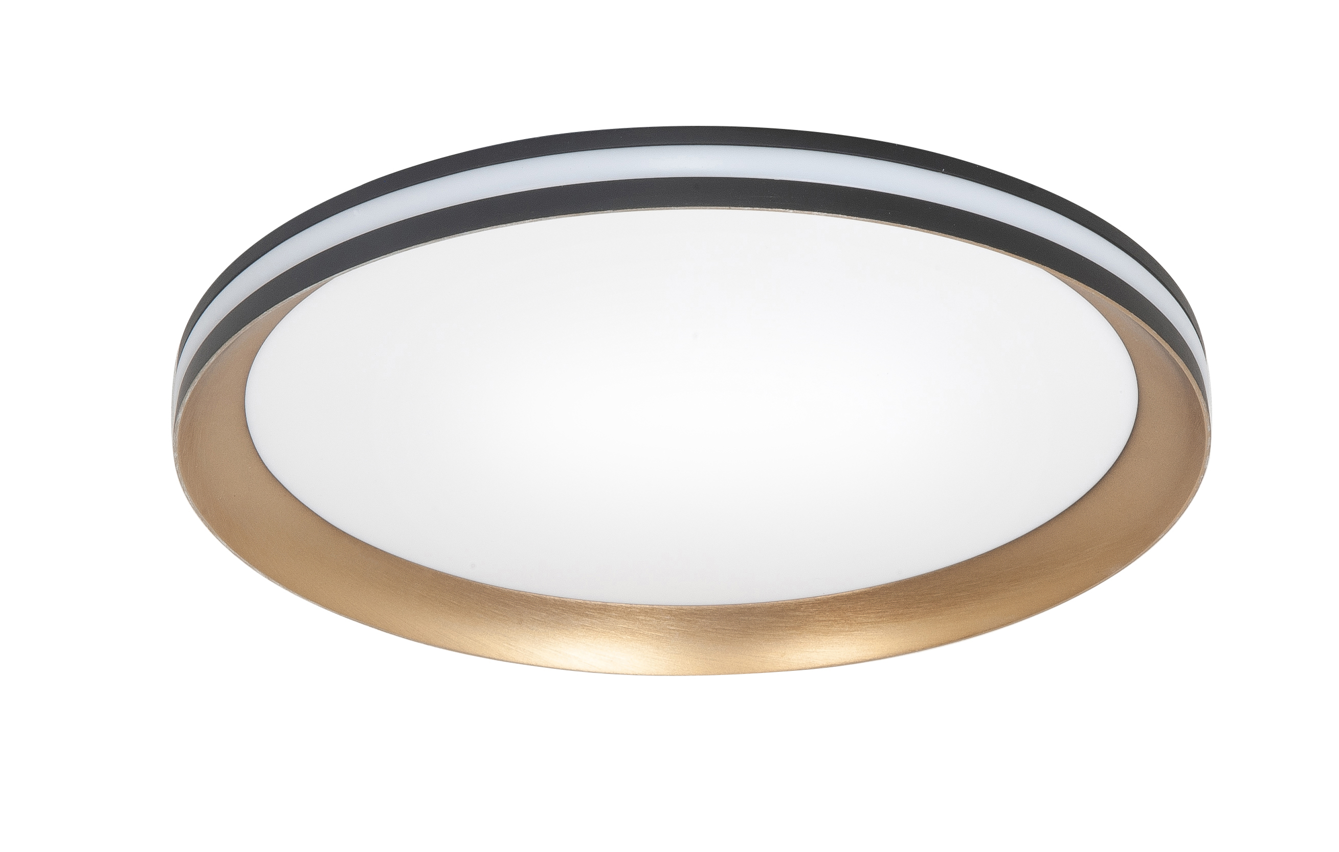 Plafondlamp Twilight zwart + goud 30cm