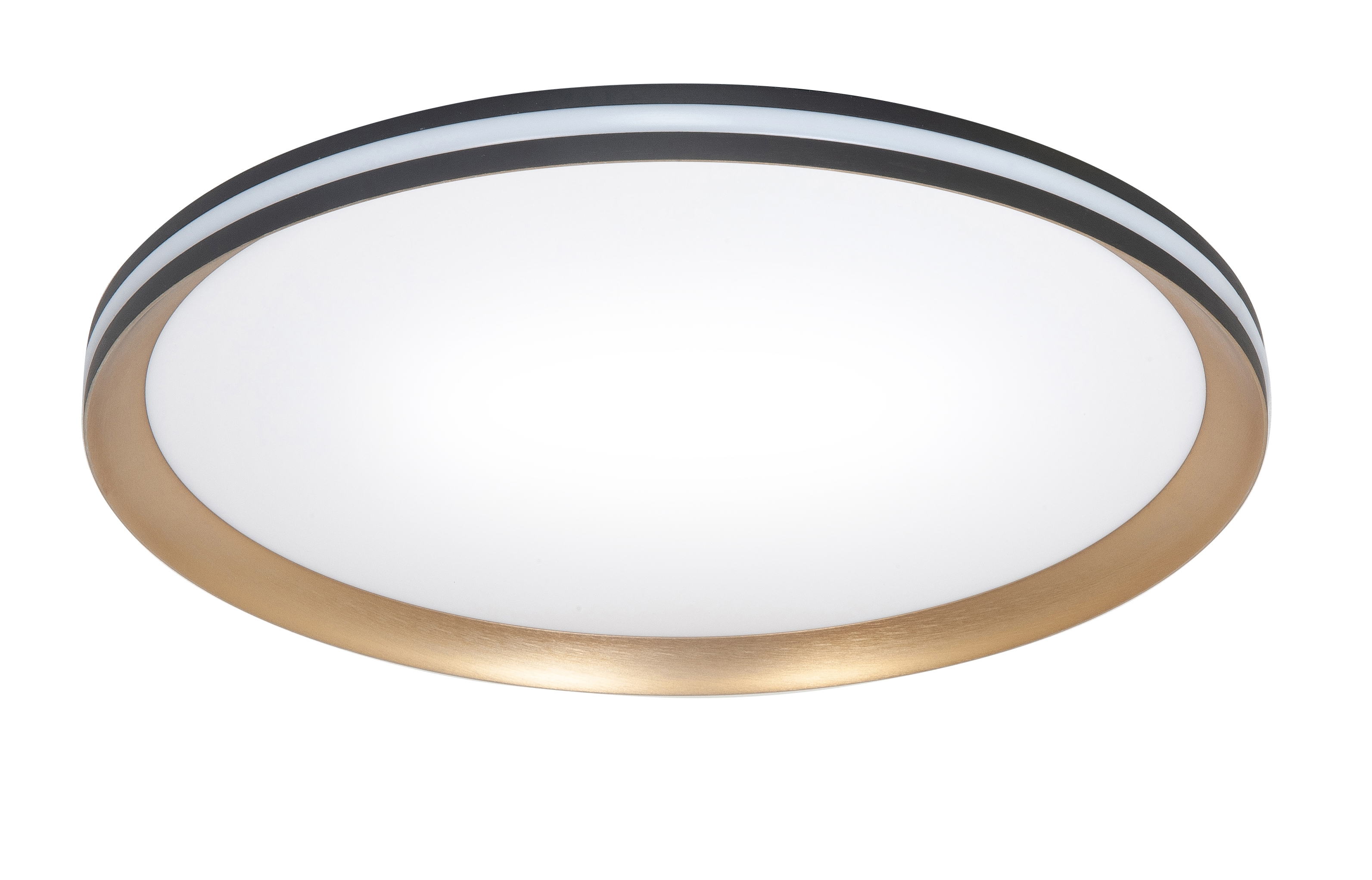 Plafondlamp Twilight zwart + goud 40cm
