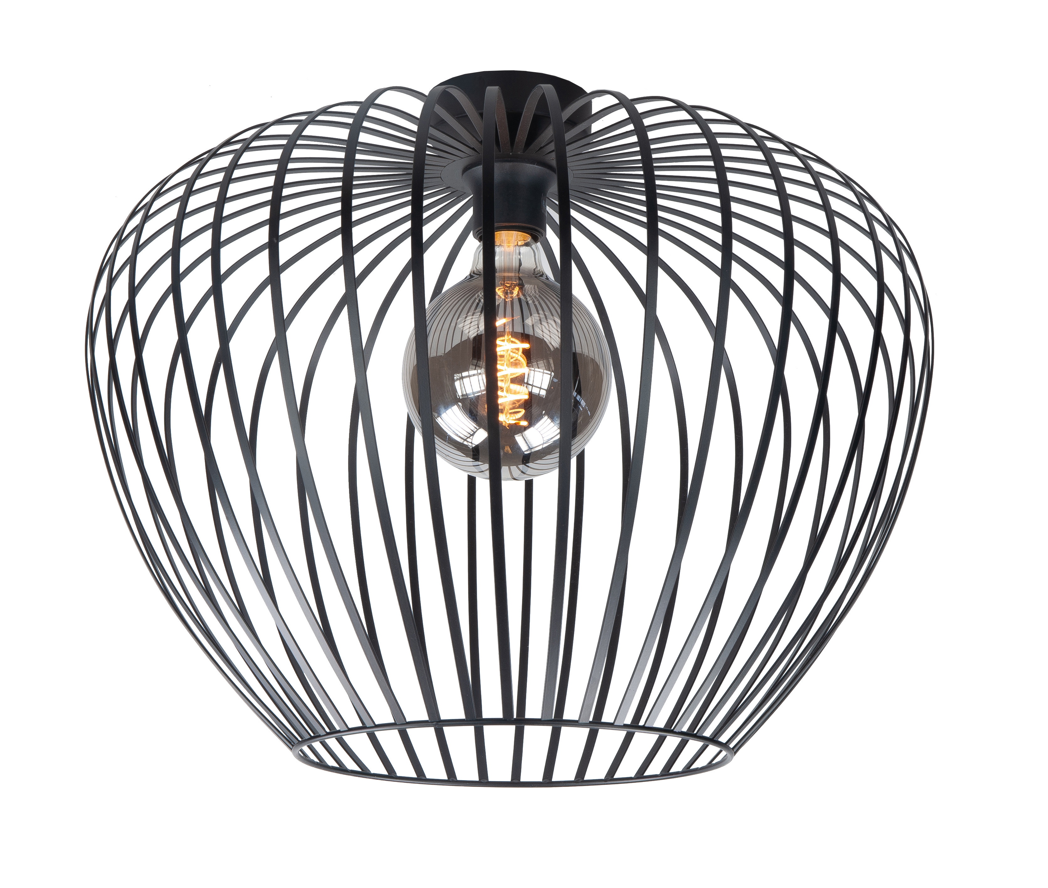 Plafondlamp Mela zwart 40cm