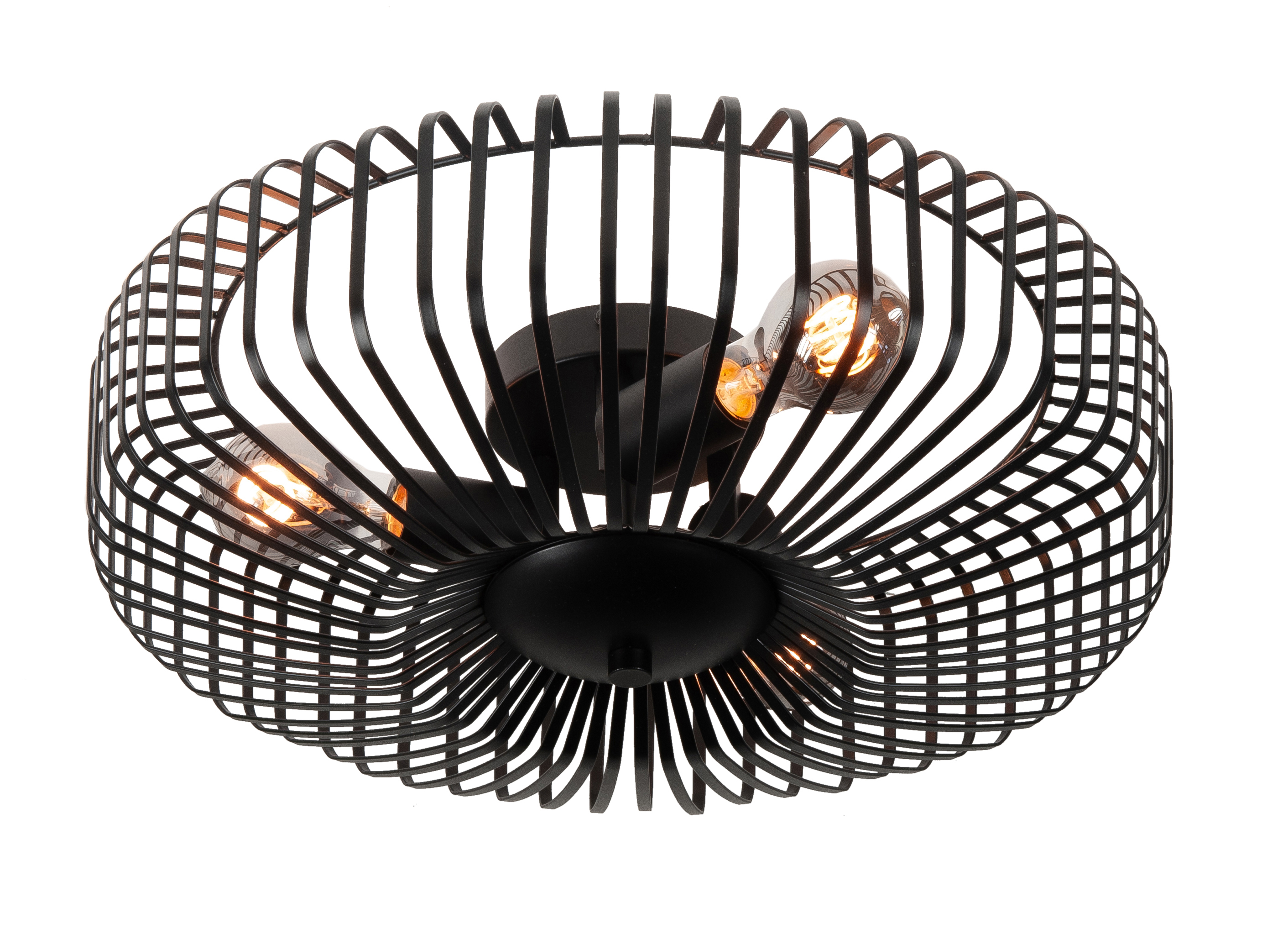 Plafondlamp Nino zwart 45cm